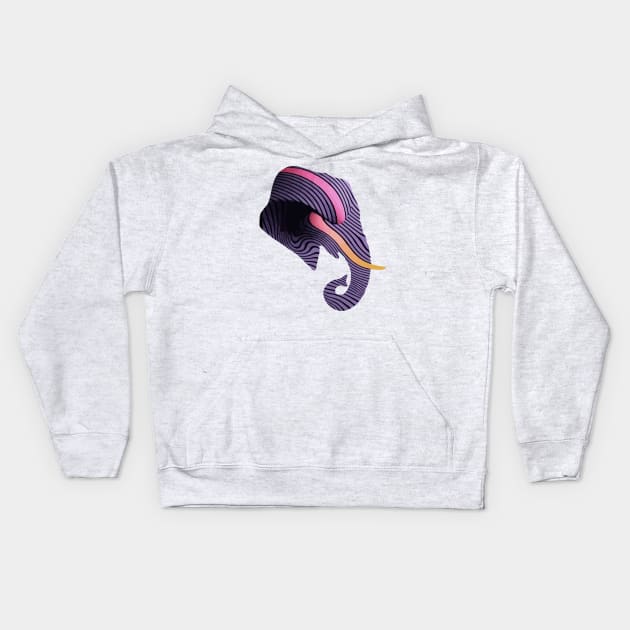 Currents Elephant Kids Hoodie by AJ